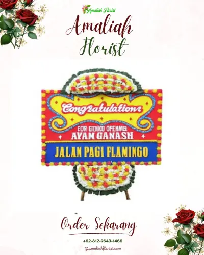 Bunga Papan Congratulation di Ngampel